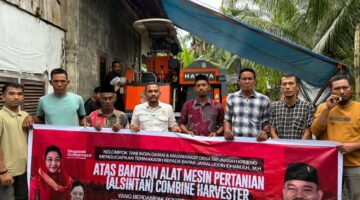 Perjuangkan Aspirasi di Senayan, Jamaluddin Idham Salurkan Puluhan Traktor dan Combine Harvester ke Aceh