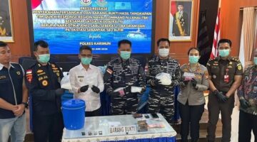 Dikejar TNI AL di Laut, Nelayan Kurir Narkoba Ditangkap di Karimun