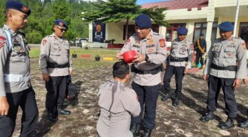 Tradisi Pemberangkatan Personel Batalyon D Pelopor Dalam Rangka Pendidikan SIP 56 Tahun 2026