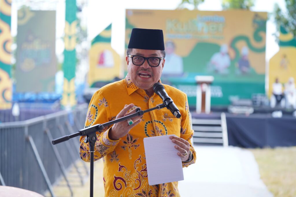 Bupati Nagan Raya, Dr. TR. Keumangan, S.H., M.H., secara resmi membuka Lomba Memasak Nagan Culinary Festival 2026 dan Festival Peh Karah