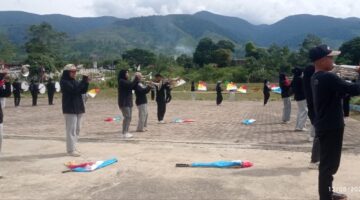 Jelang HUT Ke-81 RI, Drumband SMA Negeri Seribu Bukit Blangpegayon Intensif Berlatih