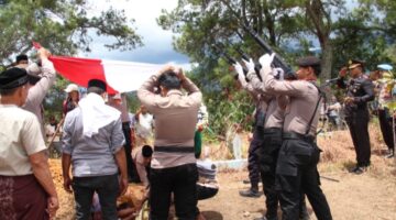 Polres Gayo Lues Berduka, Aipda Win Aripa Dikenang dalam Prosesi Pemakaman Kedinasan