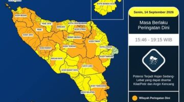 BMKG Peringatkan Potensi Cuaca Ekstrem, Aceh Siaga Menghadapi Ancaman Banjir dan Longsor